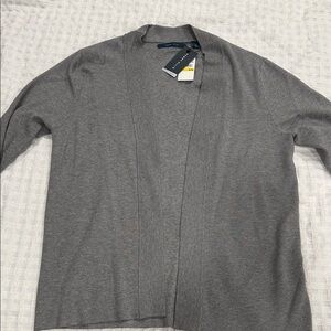 Perry Ellis Men's Gray Open Cardigan Sweater
Size M 
NWT